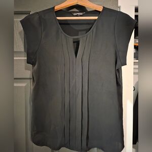 Express Women's Elegant Black Blouse